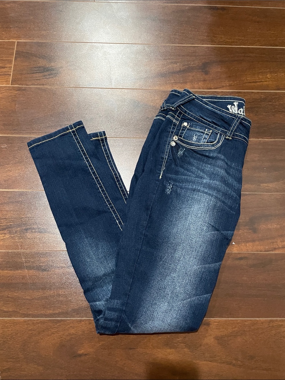 Wallflower Women's Dark Blue Skinny Jeans